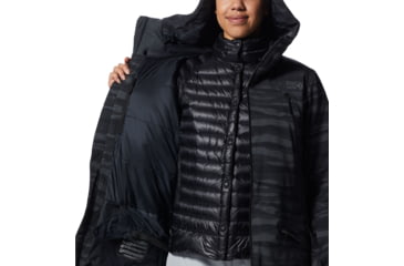 Image of Mountain Hardwear Powder Quest Jacket - Womens, Black, Large, 2004121010-Black-L