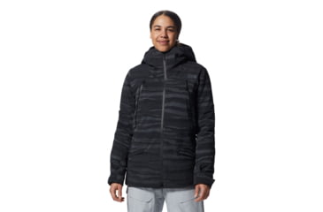 Image of Mountain Hardwear Powder Quest Jacket - Womens, Black, Large, 2004121010-Black-L
