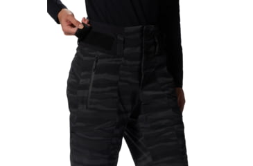 Image of Mountain Hardwear Powder Quest Pant - Womens, Black, Large, Regular, 2004131010-Black-L-R