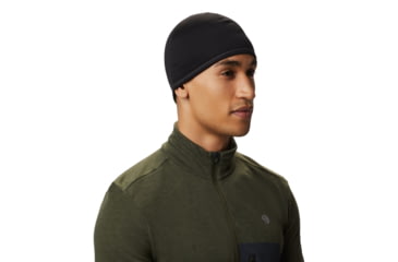 Image of Mountain Hardwear Power Stretch Beanie Hat, Black, R, 1554961-099-R