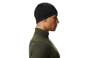 Image of Mountain Hardwear Power Stretch Beanie Hat, Black, R, 1554961-099-R
