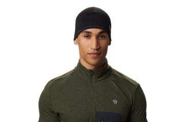 Image of Mountain Hardwear Power Stretch Beanie Hat, Black, R, 1554961-099-R