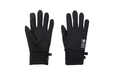 Image of Mountain Hardwear Power Stretch Stimulus Glove - Unisex, Black, S, 2015911-010-S