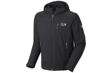 Image of Mountain Hardwear Principia Softshell Jacket - Men's-Black-Large