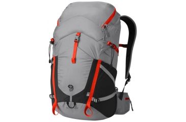 Image of Mountain Hardwear Rainshadow 36 OutDry Backpack, Grey Ice, State Orange, R 1649411064-R