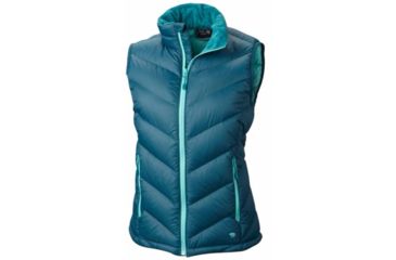 Image of Mountain Hardwear Ratio Down Vest - Women's, Blue Forest, Medium, 233495