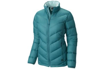 Image of Mountain Hardwear Ratio Down Vest - Women's, Teal Green, Large, TEAL-GREEN-LARGE