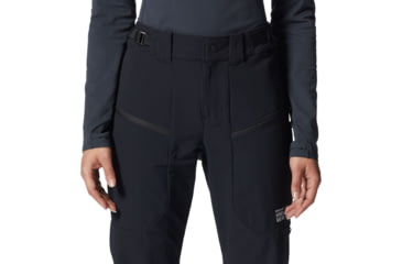 Image of Mountain Hardwear Reduxion Softshell Pant - Womens, Black, Medium, Regular, 2007261010-Black-M-R
