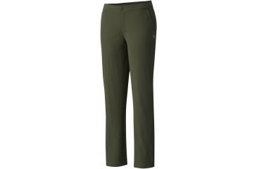 Image of Mountain Hardwear Right Bank Lined Pant - Women's-Surplus Green-Regular Inseam-8