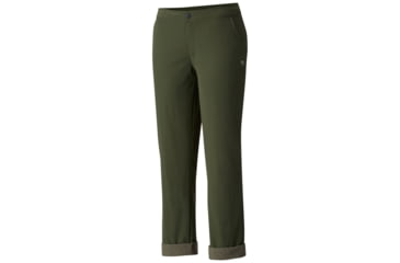Image of Mountain Hardwear Right Bank Lined Pant - Womens, Surplus Green, W 12, I 32, 1732971347-SG-12-32