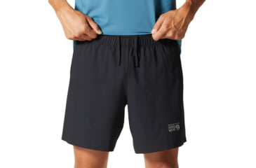 Image of Mountain Hardwear Shade Lite Short - Mens, Black, Large, Long, 1986811010-L-L