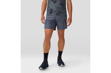 Image of Mountain Hardwear Shade Lite Short - Mens, Long, Blue Slate Nebula Print, Large, 1986811417-L-L