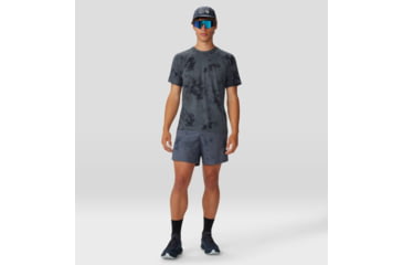 Image of Mountain Hardwear Shade Lite Short - Mens, Long, Blue Slate Nebula Print, Large, 1986811417-L-L