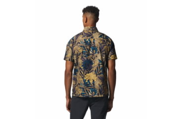 Image of Mountain Hardwear Shade Lite Short Sleeve Shirt - Mens, Trail Dust Tropicali Print, Small, 1982371250-Tt-S