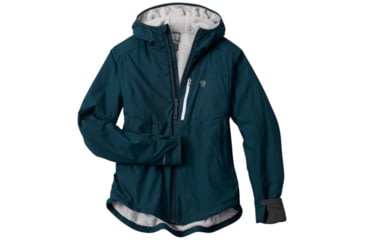 Image of Mountain Hardwear Skypoint Hooded Jacket - Women's, Blue Spruce, XS 1732231310-XS
