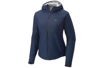 Image of Mountain Hardwear Skypoint Hooded Jacket - Women's, Zinc, XL 1732231492-XL