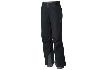 Image of Mountain Hardwear Snowburst Insulated Cargo Pant - Womens-Black-Regular Inseam-Small