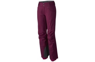 Image of Mountain Hardwear Snowburst Insulated Cargo Pant - Womens-Dark Raspberry-Regular Inseam-Large