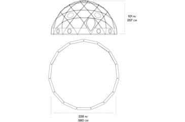 Image of Mountain Hardwear Space Station Dome Tent - 8 Person, Alpine Red, 1854041675-NONE