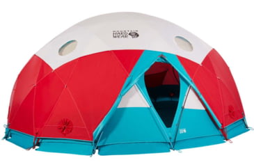 Image of Mountain Hardwear Space Station Dome Tent - 8 Person, Alpine Red, 1854041675-NONE