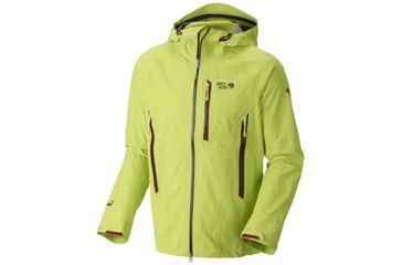 Image of Mountain Hardwear Spinoza Jacket - Men's-Acid Green-Large