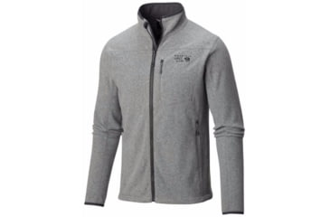 Image of Mountain Hardwear Strecker Jacket - Men's-Heather Titanium-Small