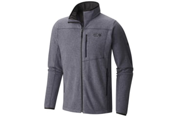 Image of Mountain Hardwear Strecker Jacket - Men's-Heather Dark Midnight-Small