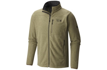 Image of Mountain Hardwear Strecker Jacket - Men's-Heather Stone Green-X-Large