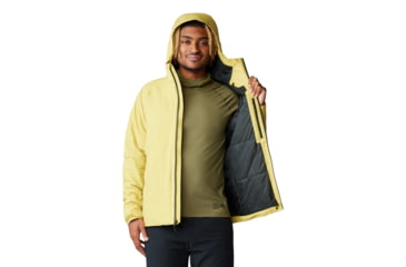 Image of Mountain Hardwear Stretch Ozonic Insulated Jacket - Mens, Bright Olive, Large, 2092311351-L