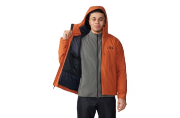 Image of Mountain Hardwear Stretch Ozonic Insulated Jacket - Mens, Raw Carnelian, Large, 2092311859-L
