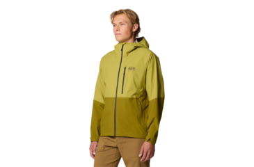 Image of Mountain Hardwear Stretch Ozonic Jacket - Mens, Vetiver, Moon Moss, L, 190423054503