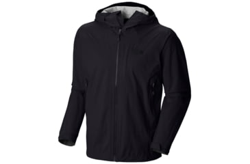 Image of Mountain Hardwear Stretch Plasmic Jacket - Mens-Black-Small