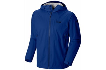 Image of Mountain Hardwear Stretch Plasmic Jacket - Mens-Azul-Medium