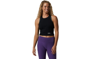 Image of Mountain Hardwear Stretch Tanklette - Womens, Black, Medium, 1982631010-M
