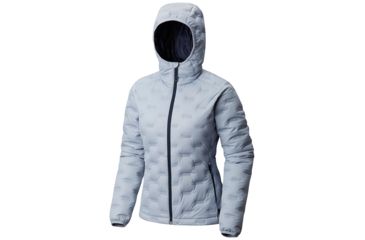 Image of Mountain Hardwear StretchDown DS Hooded Jacket, Arctic Blue, M, 1732251449-M