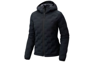 Image of Mountain Hardwear StretchDown DS Hooded Jacket - Women's, Black, XL 1732251010-XL
