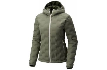 Image of Mountain Hardwear StretchDown DS Hooded Jacket - Women's, Green Fade, XL 1732251393-XL
