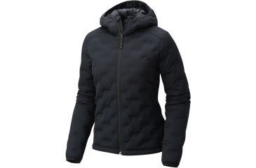 Image of Mountain Hardwear StretchDown DS Hooded Jacket - Women's-Black-X-Small