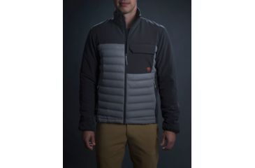 Image of Mountain Hardwear StretchDown HD Jacket - Men's, Manta Grey, Shark, M 1732021073-M