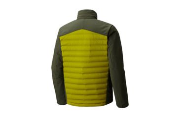 Image of Mountain Hardwear StretchDown HD Jacket - Mens, Python Green, Surplus Green, Large OM0754390-L