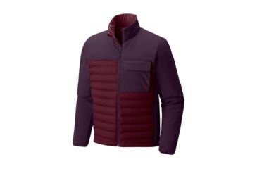 Image of Mountain Hardwear StretchDown HD Jacket - Mens, Cote du Rhone, Dark Tannin, Medium OM0754647-M