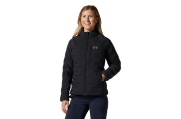 Image of Mountain Hardwear StretchDown Jacket - Womens, Black, Large, 1943281010-L