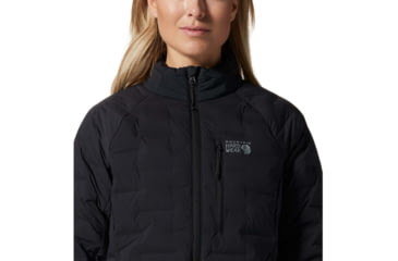 Image of Mountain Hardwear Stretchdown Jacket - Womens, Black, Medium, 1943281010-M