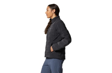 Image of Mountain Hardwear Stretchdown Jacket - Womens, Dark Storm Heat, Large, 1943281004-D-L