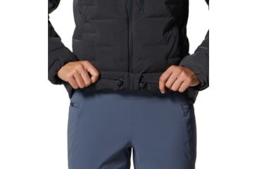 Image of Mountain Hardwear Stretchdown Jacket - Womens, Dark Storm Heat, Large, 1943281004-D-L