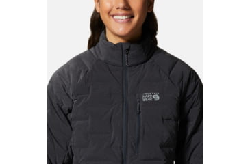 Image of Mountain Hardwear StretchDown Jacket - Womens, Dark Storm Heather, Extra Large, 1943281004-XL