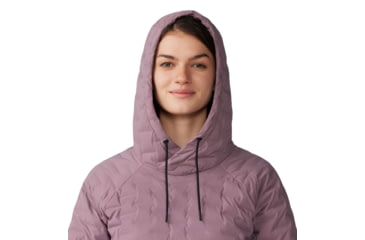 Image of Mountain Hardwear Stretchdown Light Pullover Hoody - Womens, Dark Daze, Small, 2058821534-S