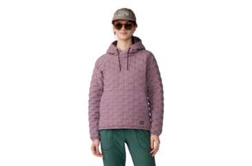 Image of Mountain Hardwear Stretchdown Light Pullover Hoody - Womens, Dark Daze, Small, 2058821534-S