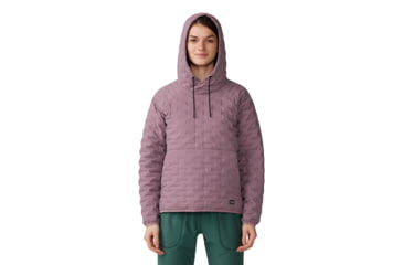 Image of Mountain Hardwear Stretchdown Light Pullover Hoody - Womens, Dark Daze, Small, 2058821534-S