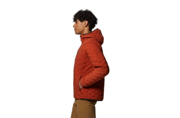 Image of Mountain Hardwear Stretchdown Light Pullover - Mens, Dark Copper, Small, 1942971838-Dark Copper-S